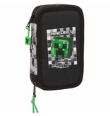 Minecraft Gefülltes Federmäppchen, Jubiläum - 28-tlg. - 19,5 x 12,5 x 4 cm - Polyester