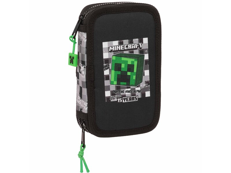 Minecraft Trousse remplie, Anniversaire - 28 pcs. - 19,5 x 12,5 x 4 cm - Polyester