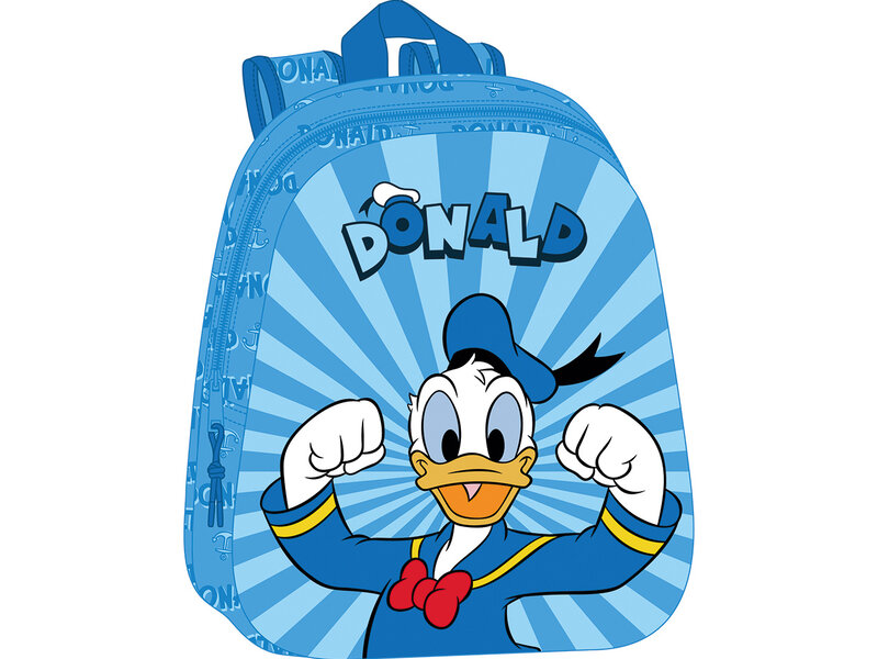 Disney Donald Duck Rucksack, 3D Power – 33 x 27 x 10 cm – Polyester