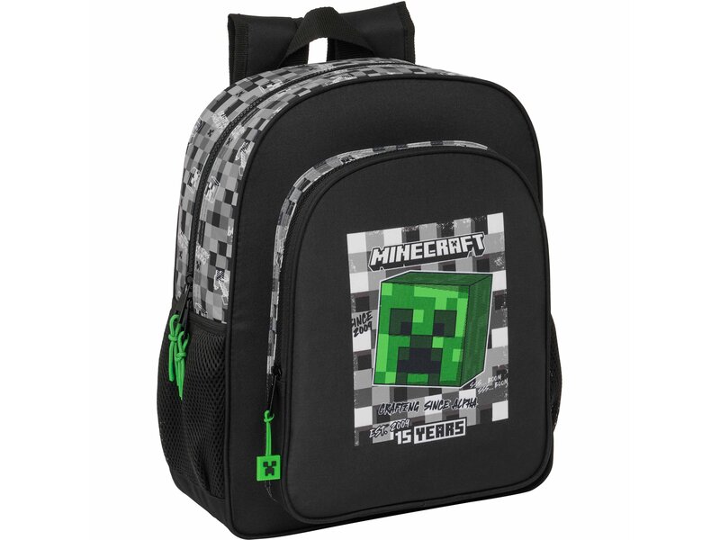 Minecraft Backpack, Anniversary - 38 x 32 x 12 cm - Polyester