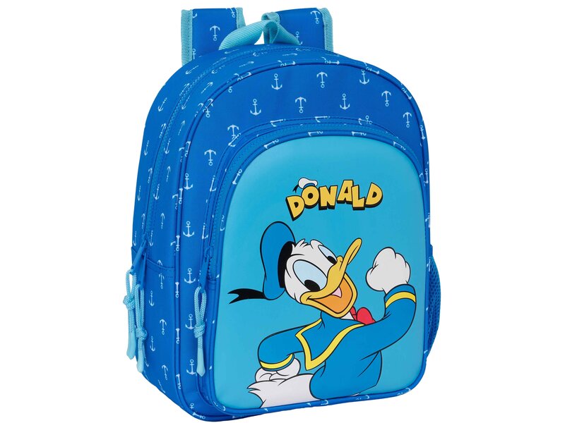 Disney Donald Duck Rucksack, Navy – 34 x 26 x 11 cm – Polyester