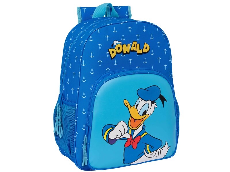 Disney Donald Duck Backpack, Navy - 42 x 33 x 14 cm - Polyester
