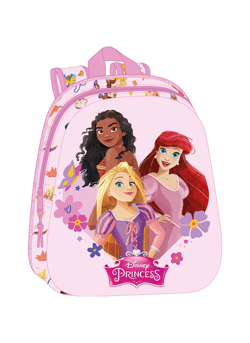 Disney Princess Backpack 3D Pink 33 x 27 cm Polyester