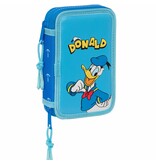 Disney Donald Duck Gevuld Etui, Navy - 28 st. - 19,5 x 12,5 x 4 cm - Polyester