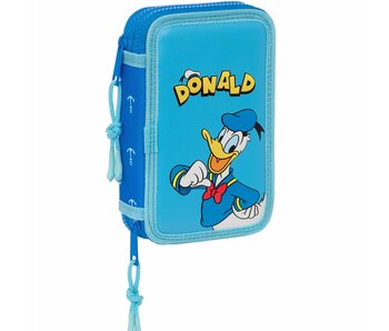 Disney Donald Duck Filled Pencil Case Navy 28 pieces Polyester