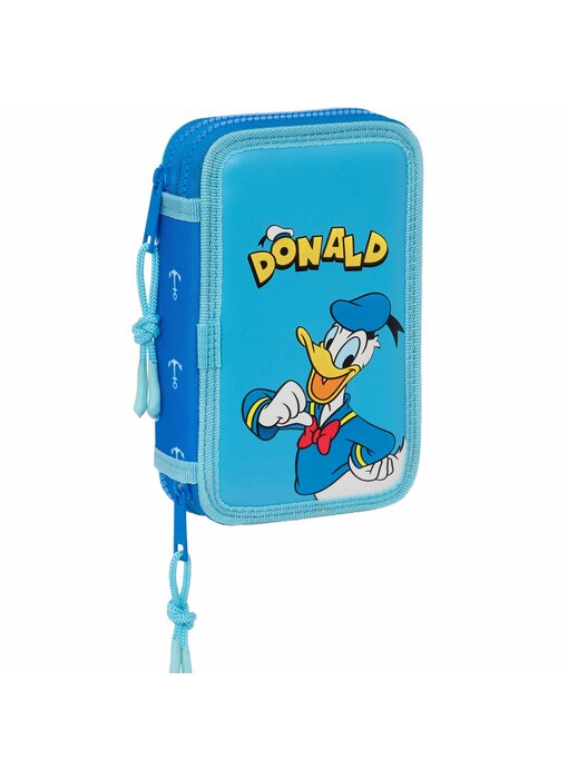 Disney Donald Duck Gefülltes Federmäppchen Navy, 28-teilig, Polyester