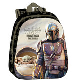 Star Wars Backpack, 3D The Mandalorian - 33 x 27 x 10 cm - Polyester