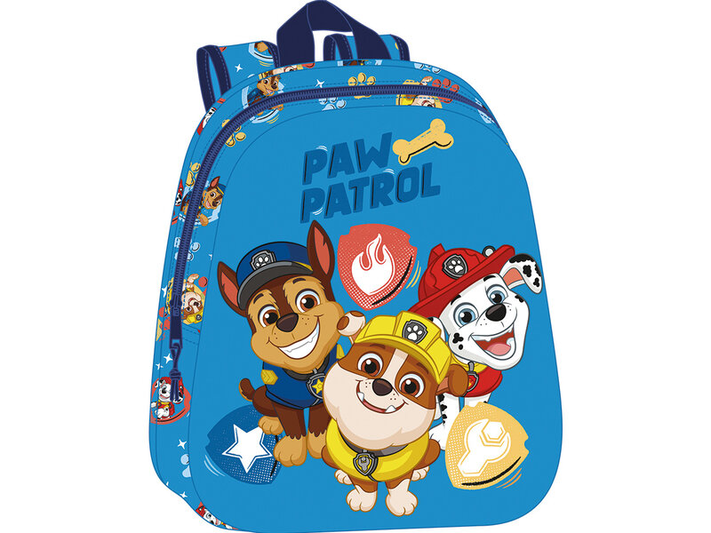 PAW Patrol Rucksack, 3D-Helden – 33 x 27 x 10 cm – Polyester