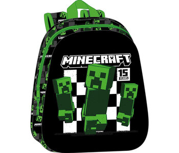 Minecraft Backpack 3D Anniversary 33 x 27 cm Polyester