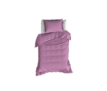 De Witte Lietaer Bettbezug Baumwollsatin Olivia Smoky Grape 140 x 200/220 cm