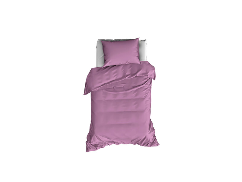 De Witte Lietaer Duvet cover Cotton Satin Olivia - Single - 140 x 200/220 cm - Pink