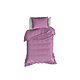 Housse de couette Satin de Coton Olivia Smoky Grape 140 x 200/220 cm