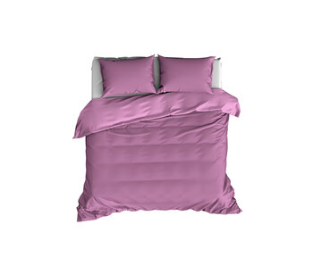 De Witte Lietaer Bettbezug Baumwollsatin Olivia Smoky Grape 200 x 200/220 cm