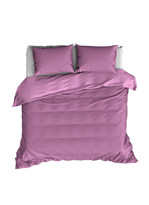 De Witte Lietaer Bettbezug Baumwollsatin Olivia Smoky Grape 200 x 200/220 cm