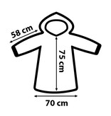 Demon Slayer Hoodie-Fleecedecke, Square – Kind (7–14 Jahre) – Polyester