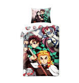 Demon Slayer Housse de couette, Hashira - Simple - 140 x 200 cm - Coton