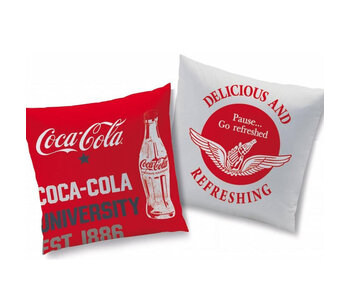 Coca Cola Coussin décoratif 1886 40 x 40 cm Polyester