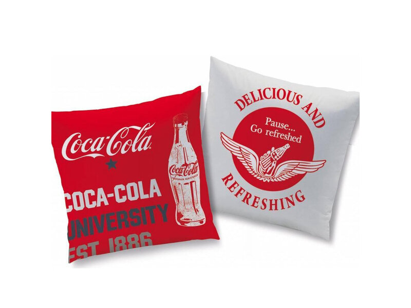 Coca Cola Dekokissen 1886 – 40 x 40 cm – Polyester