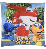 Super Wings 3 hero's - Sierkussen - 40 x 40 cm