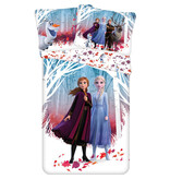 Disney Frozen Dekbedovertrek Leaves - Eenpersoons - 140 x 200 cm  - Katoen