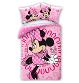 Disney Minnie Mouse Bettbezug Rosa – Einzelbett – 140 x 200 cm – Baumwolle