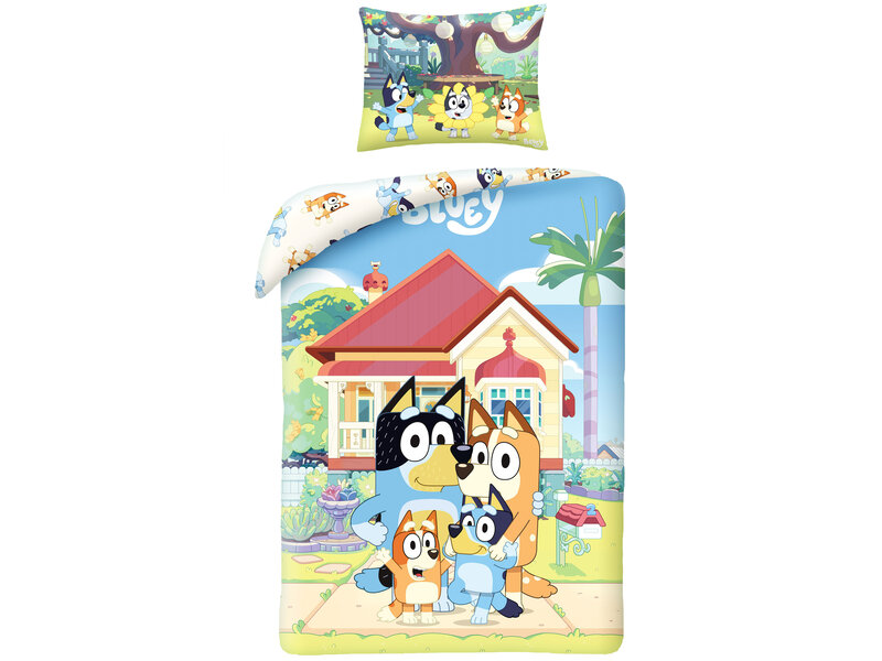 Bluey Bettbezug Family – Einzelbett – 140 x 200 cm – Baumwolle