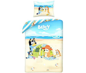 Bluey Dekbedovertrek Beach 140 x 200 + 70 x 90 cm Katoen