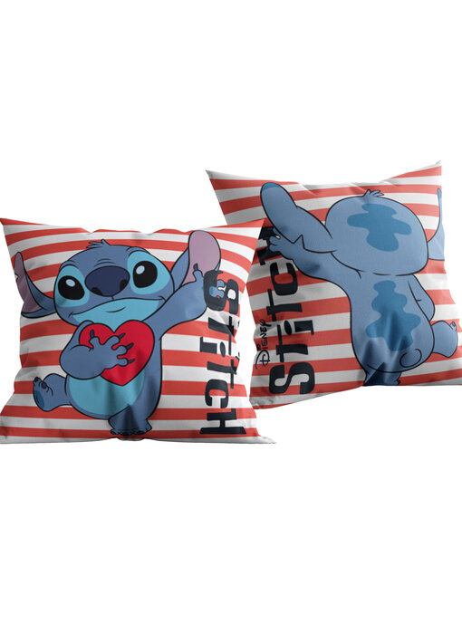 Disney Lilo & Stitch Coussin décoratif Coeur 40 x 40 cm Polyester