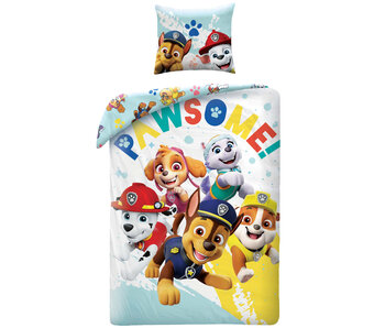 PAW Patrol Bettbezug Pawsome 140 x 200 cm + 70 x 90 cm – Baumwolle