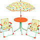 Gartenset Happy Summer 4-teilig - 2 Stühle + Tisch + Sonnenschirm