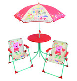 Peppa Pig Garden set Friends Forever 4-piece - 2 Chairs + Table + Parasol