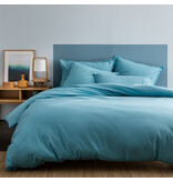 Matt & Rose Housse de couette Bleu glacier - Double - 200 x 200 cm, sans taies - Coton