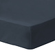 Fitted sheet Dark Blue 90 x 190/200 cm - Washed Cotton