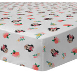 Disney Minnie Mouse Drap housse Flower - Simple - 90 x 190/200 cm - Coton