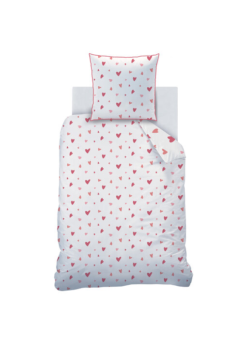 Matt & Rose Bettbezug Heart  140 x 200 + 63 x 63 cm Baumwolle