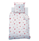 Matt & Rose Housse de couette Heart  - Simple - 140 x 200 cm - Coton