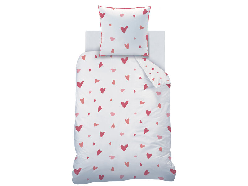 Matt & Rose Bettbezug Heart – Einzelbett – 140 x 200 cm – Baumwolle