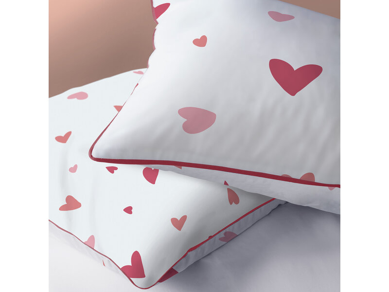 Matt & Rose Bettbezug Heart – Einzelbett – 140 x 200 cm – Baumwolle