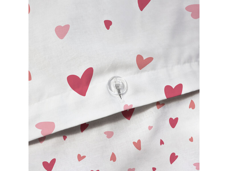 Matt & Rose Bettbezug Heart – Einzelbett – 140 x 200 cm – Baumwolle