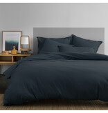 Matt & Rose Duvet cover Dark Blue - Hotel size - 260 x 240 + 2x 65 x 65 cm - Washed cotton