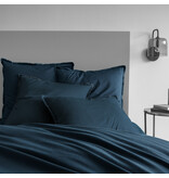 Matt & Rose Housse de couette Bleu Foncé - Taille hôtel - 260 x 240 + 2x 65 x 65 cm - Coton lavé