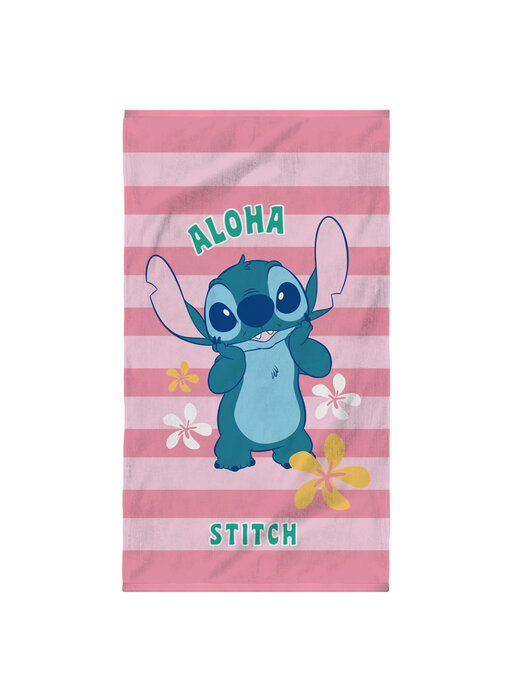 Disney Lilo & Stitch Serviette de plage Ohana 70 x 120 cm Coton