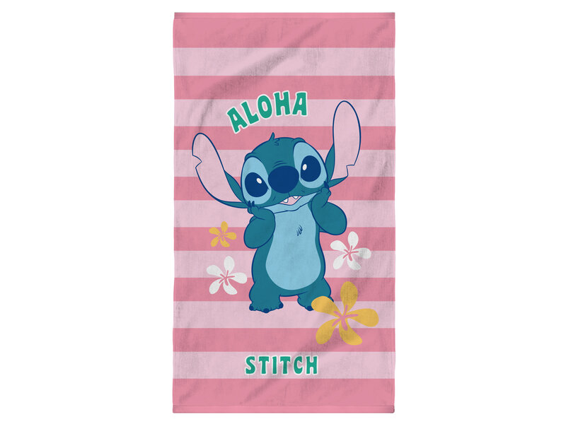 Disney Lilo & Stitch Strandlaken Ohana - 70 x 120 cm - Katoen