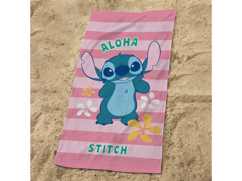 Disney Lilo & Stitch Beach towel Ohana - 70 x 120 cm - Cotton