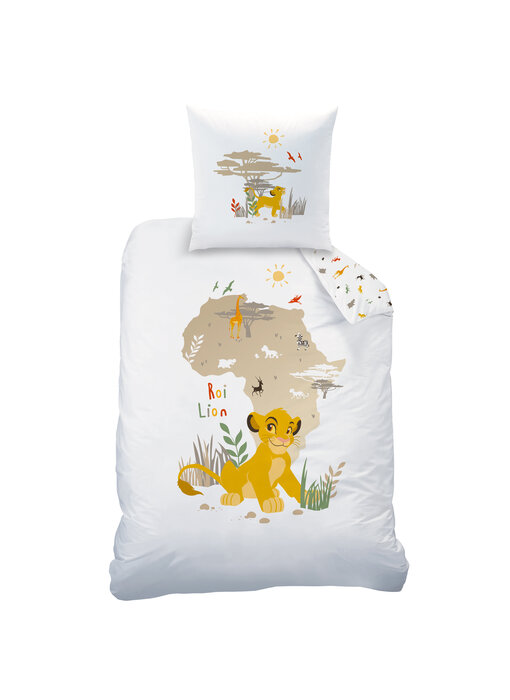 Disney Lion King Bettbezug Brousse 140 x 200 + 63 x 63 cm Baumwolle