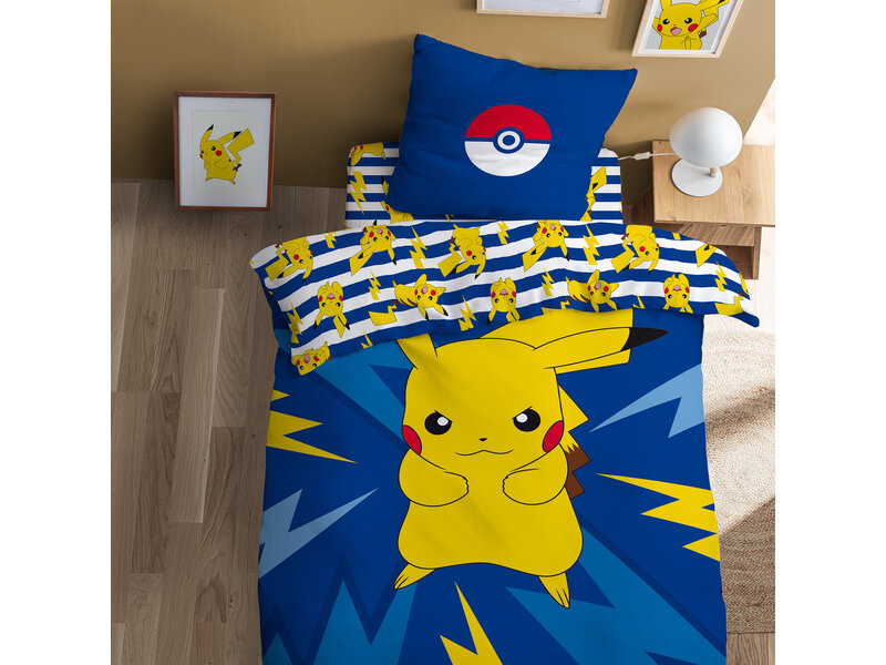 Pokémon Bettbezug Spike – Einzelbett – 140 x 200 cm – Baumwolle