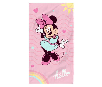 Disney Minnie Mouse Strandtuch Hello 70 x 120 cm Baumwolle