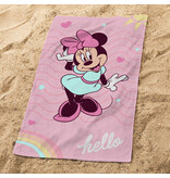 Disney Minnie Mouse Serviette de plage Hello - 70 x 120 cm - Coton