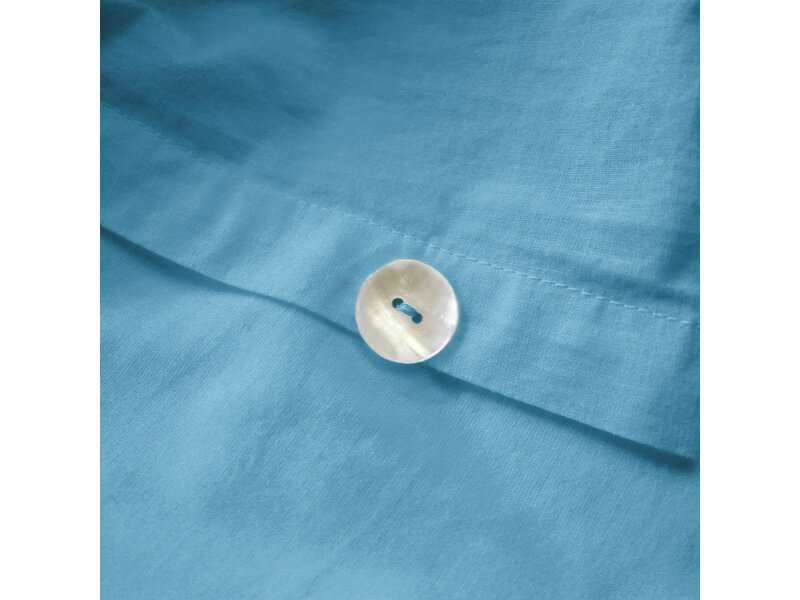 Matt & Rose Duvet cover Ice blue - Hotel size - 260 x 240 + 2x 65 x 65 cm - Washed cotton