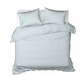 Housse de couette Misty Stone Bleu 240 x 220 Flanelle de Coton